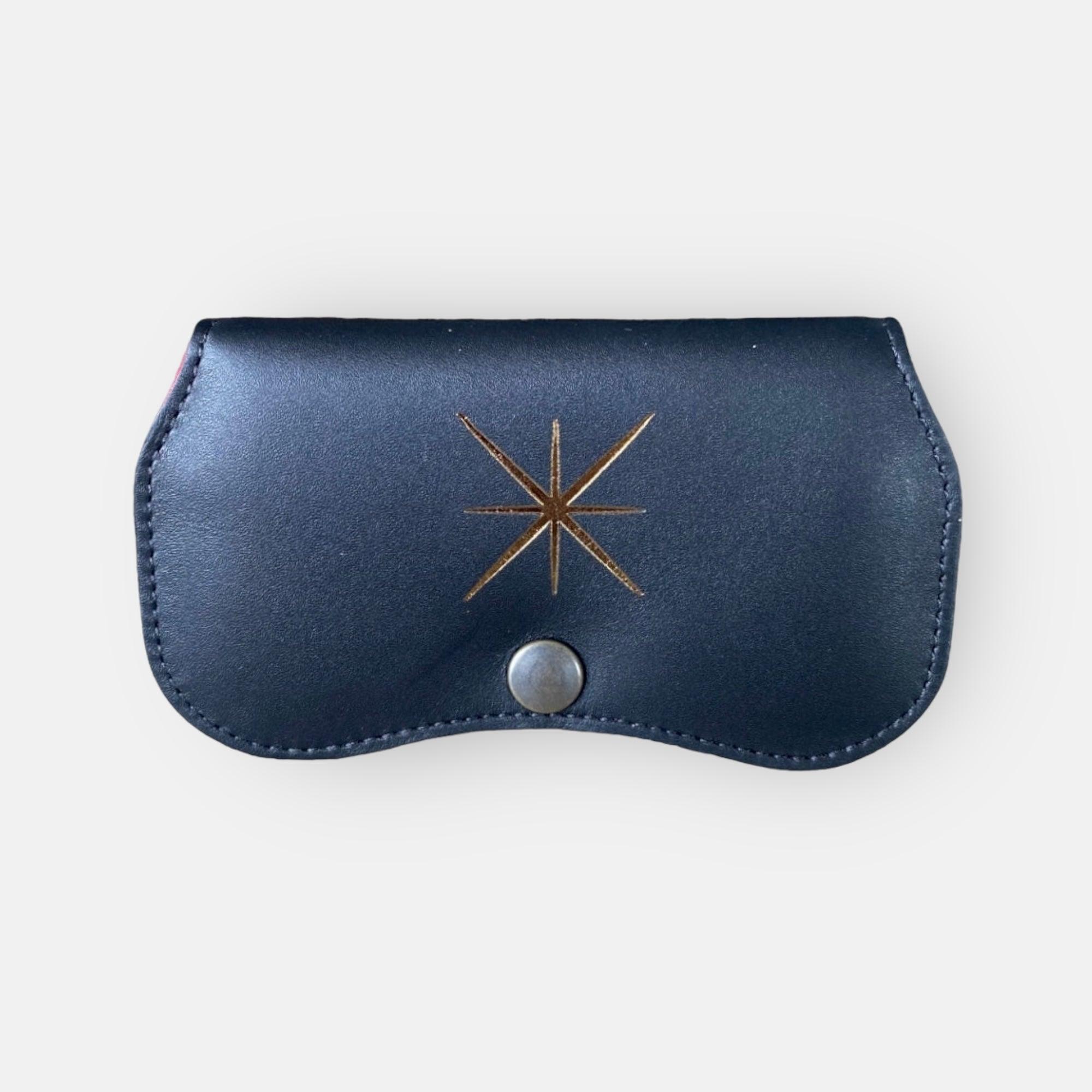 ÉTUIS À LUNETTE CUIR NOIR