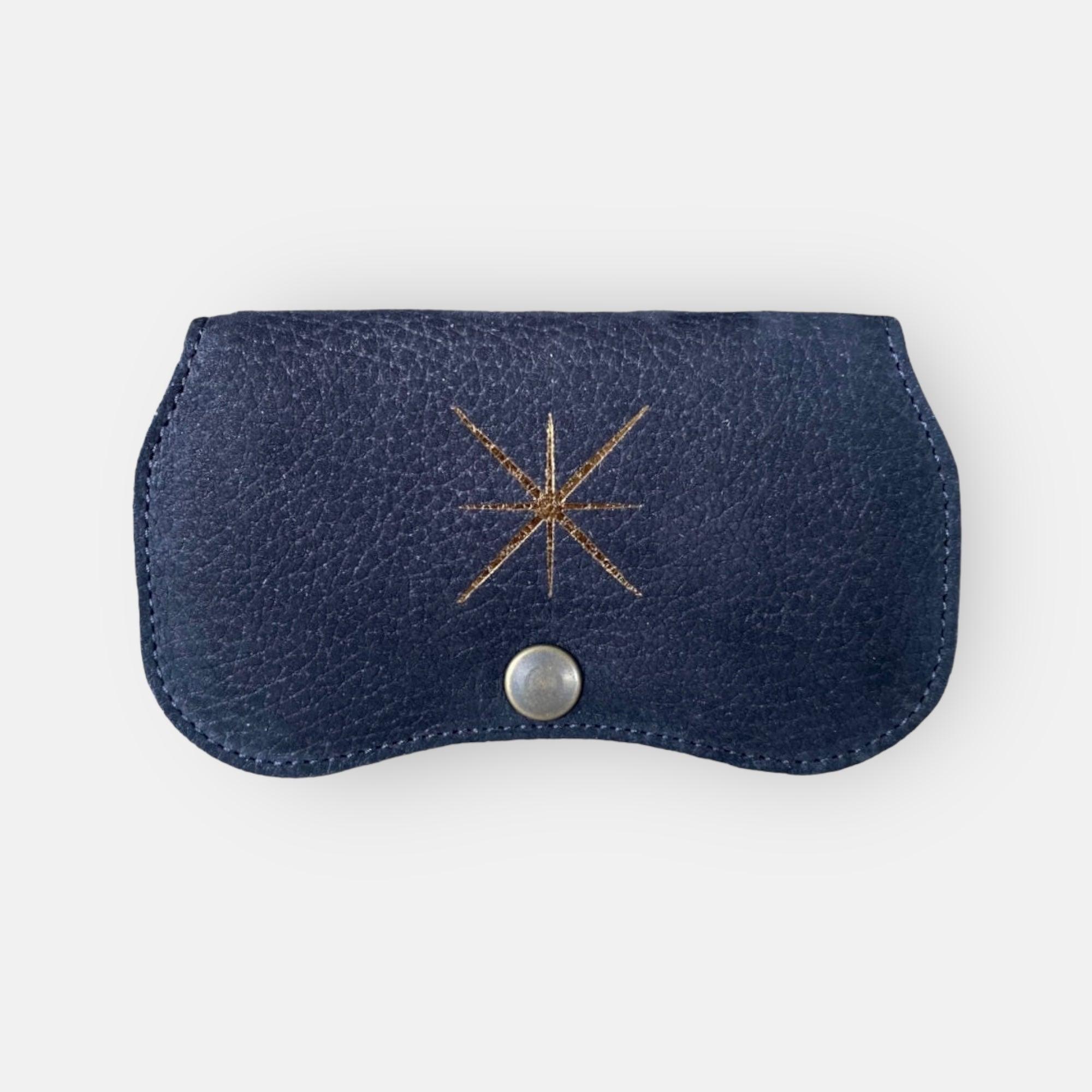 ÉTUIS À LUNETTE NUBUCK NOIR