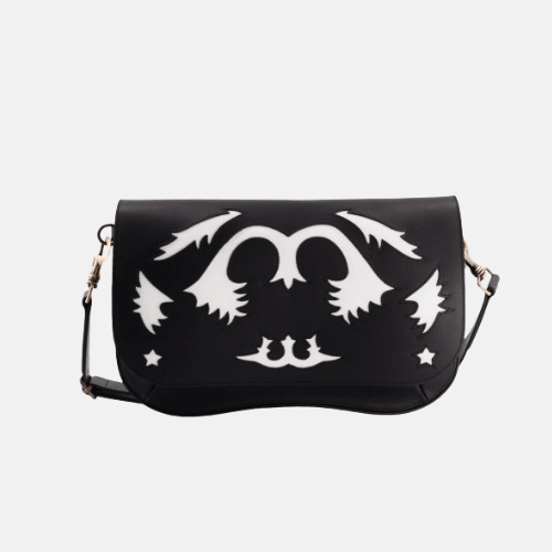 SAC STAR RANCHO CUIR NOIR/BLANC
