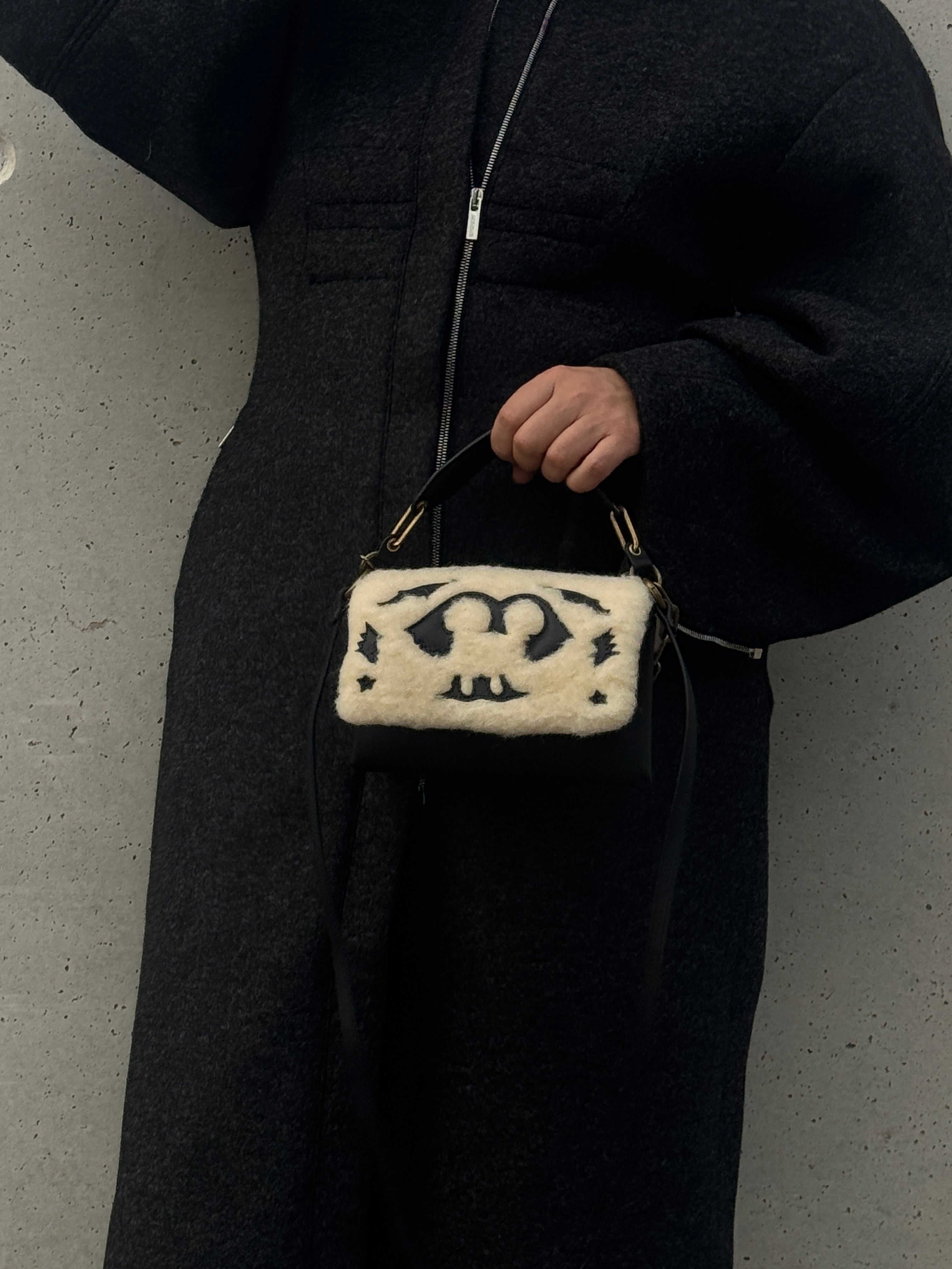 RABAT GEMMA RANCHO MOUTON/NOIR