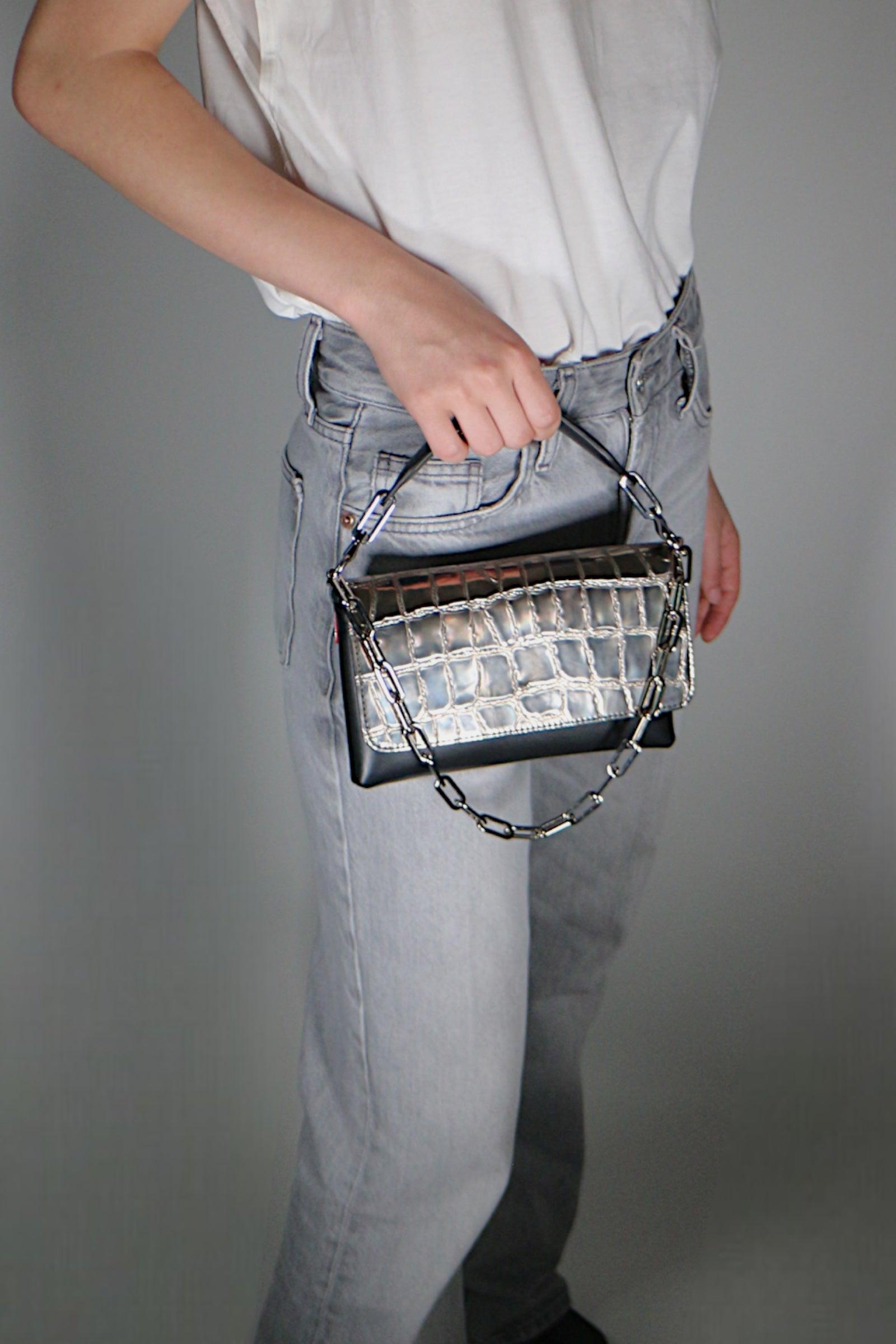 RABAT KHARA - CROCO ARGENT