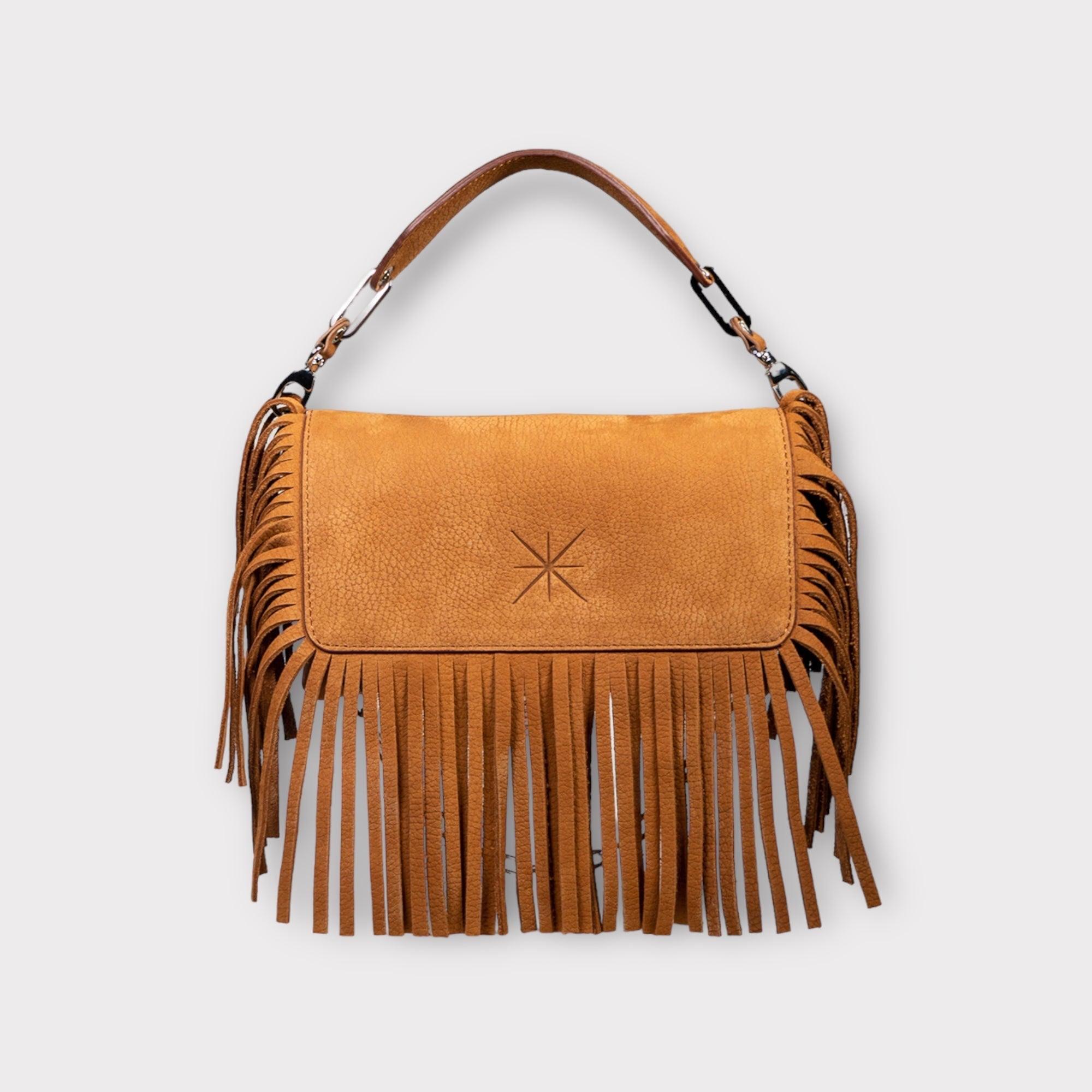 SAC MINI GEMMA HEVA NUBUCK CAMEL/OR ANTIC