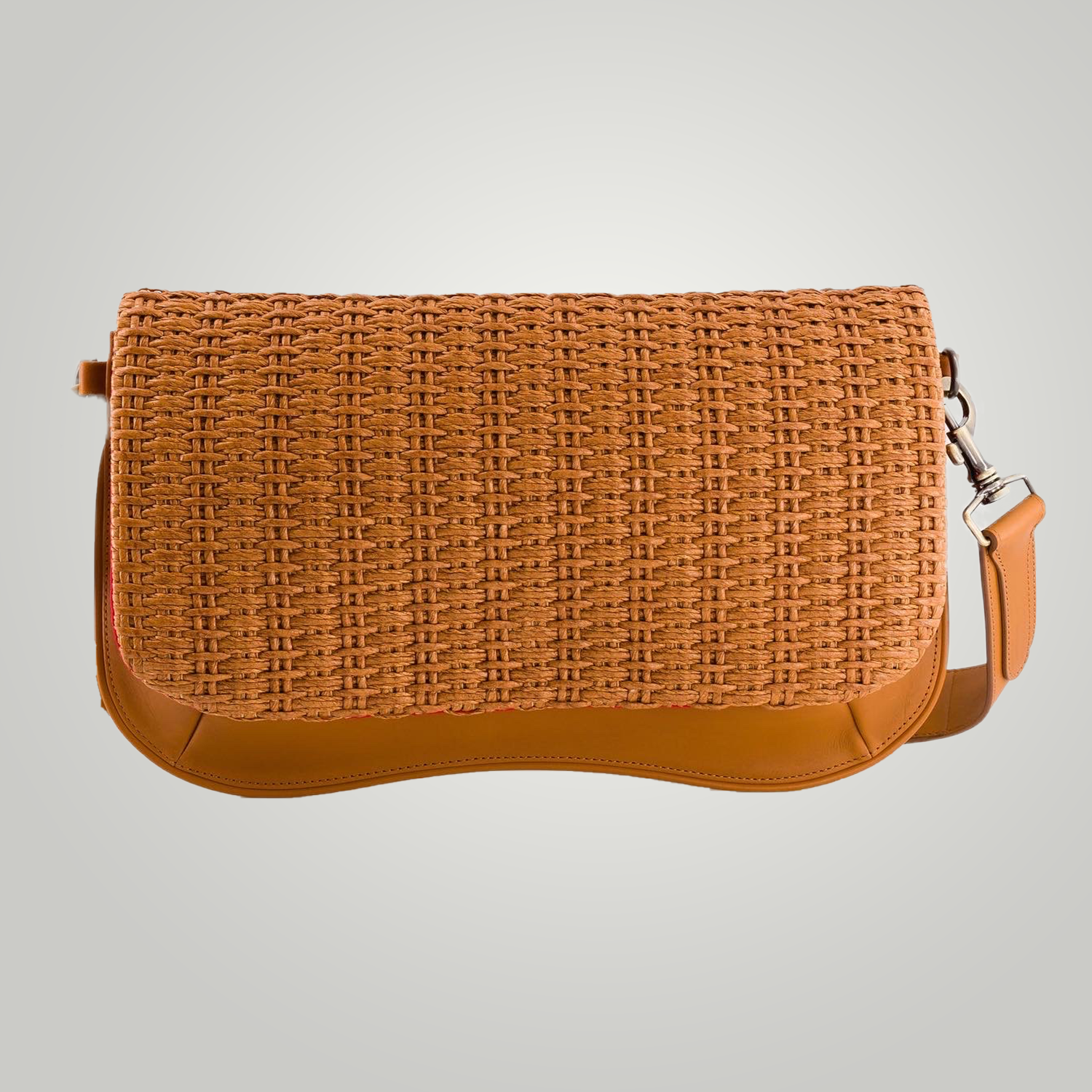 SAC STAR CORDA CUIR CAMEL